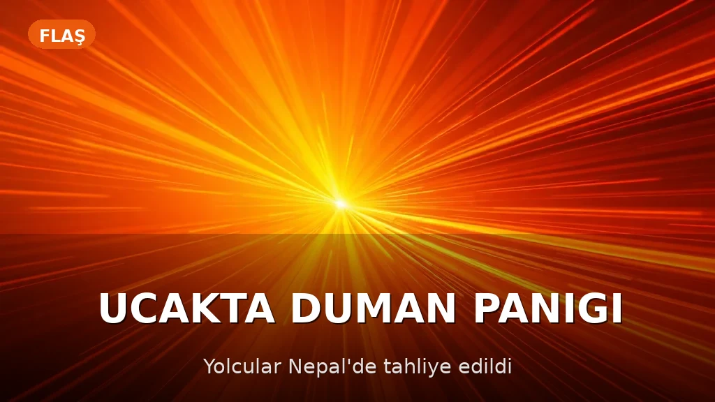 THY Uçağında Duman Paniği: Yolcular Tahliye Edildi