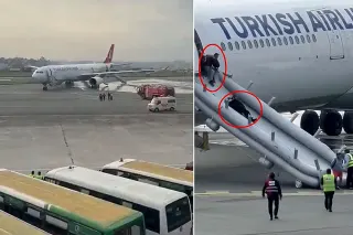THY uçağında iniş sırasında yangın paniği: Yolcular tahliye edildi