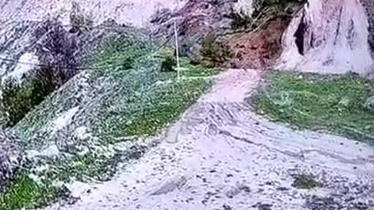 Tokat'ta Heyelan Kamerada
