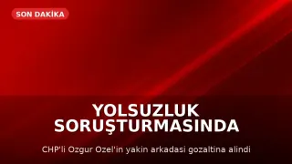 Uşak Belediyesi Yolsuzluk Soruşturması: M.G. Gözaltına Alındı